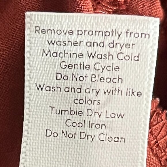 Athleta Skyline Pants Size 12 Cinnamon Brown Paper Bag‎ Waist  like new - Picture 6 of 7